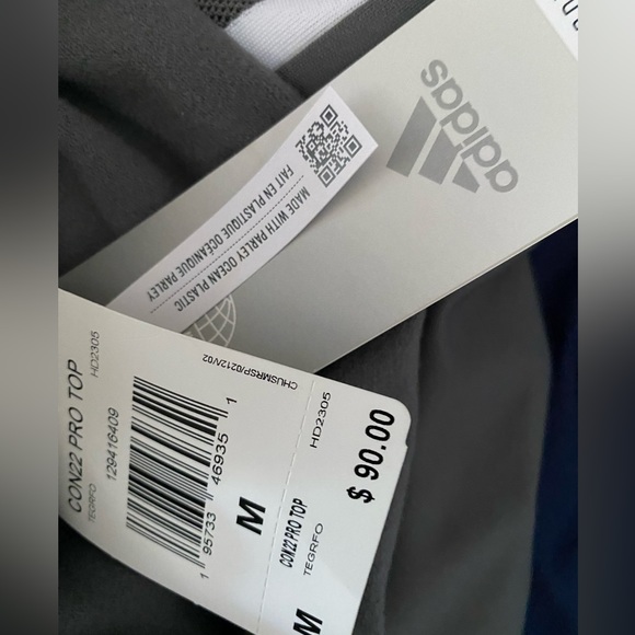 NWT Adidas Long-sleeve Soccer Condivo 22 Pro Training Shirt. Size S, M or L - Picture 9 of 14